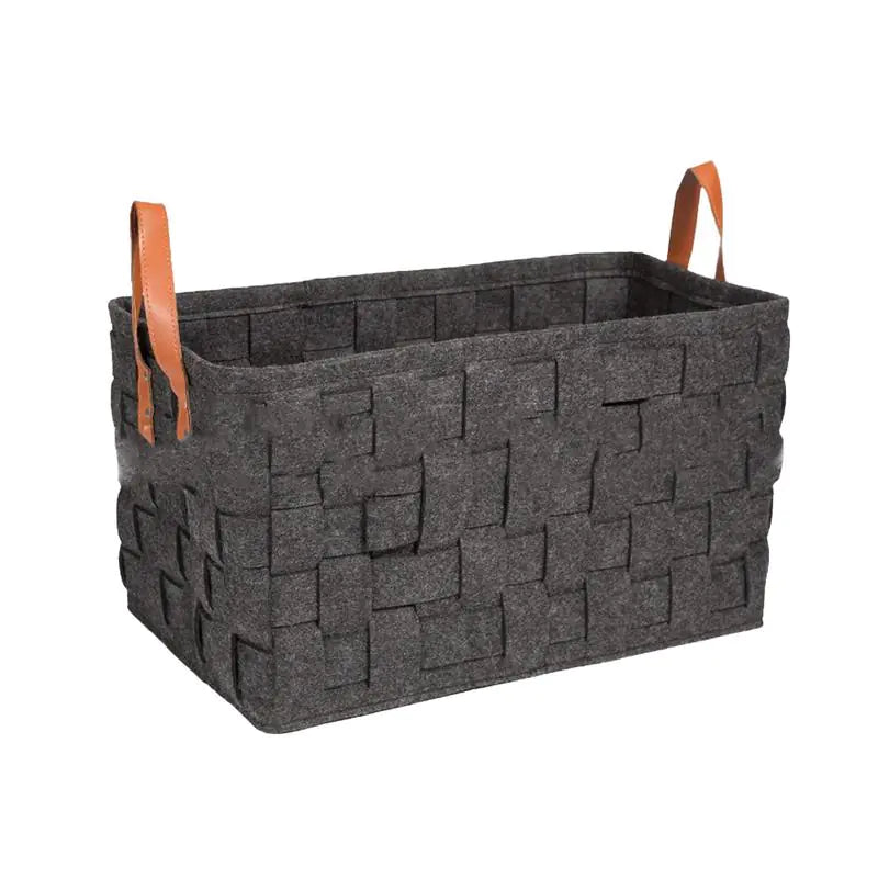 Felt Storage Basket, Clothing Organizer, Storage Bag