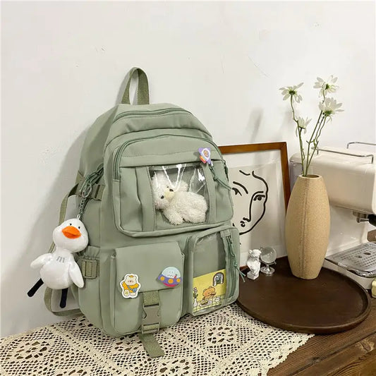 Harajuku Style Large-Capacity School Backpack