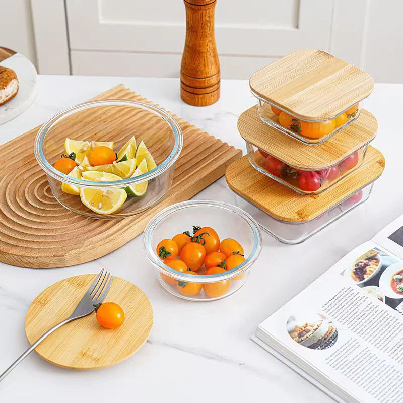 EcoGlass Square Containers