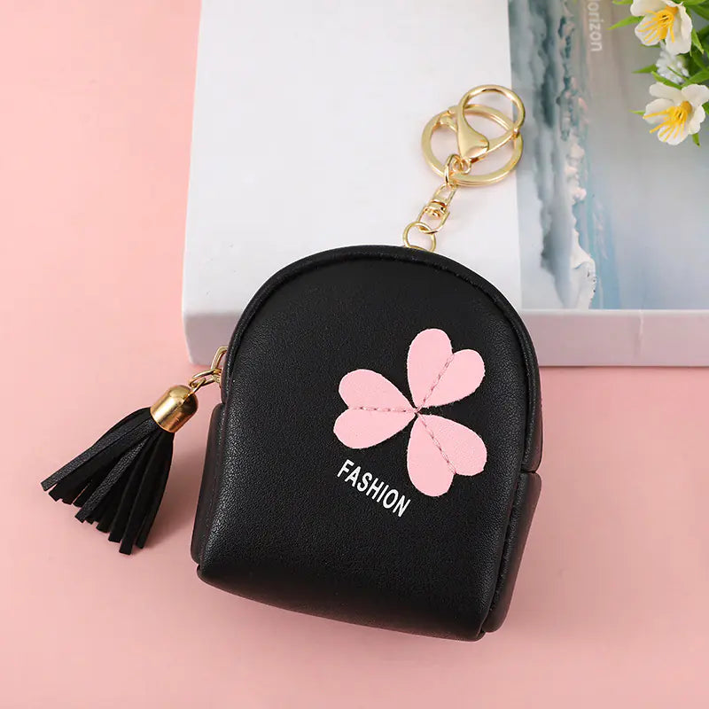 Chic PU Leather Coin Holder - Multi-Color