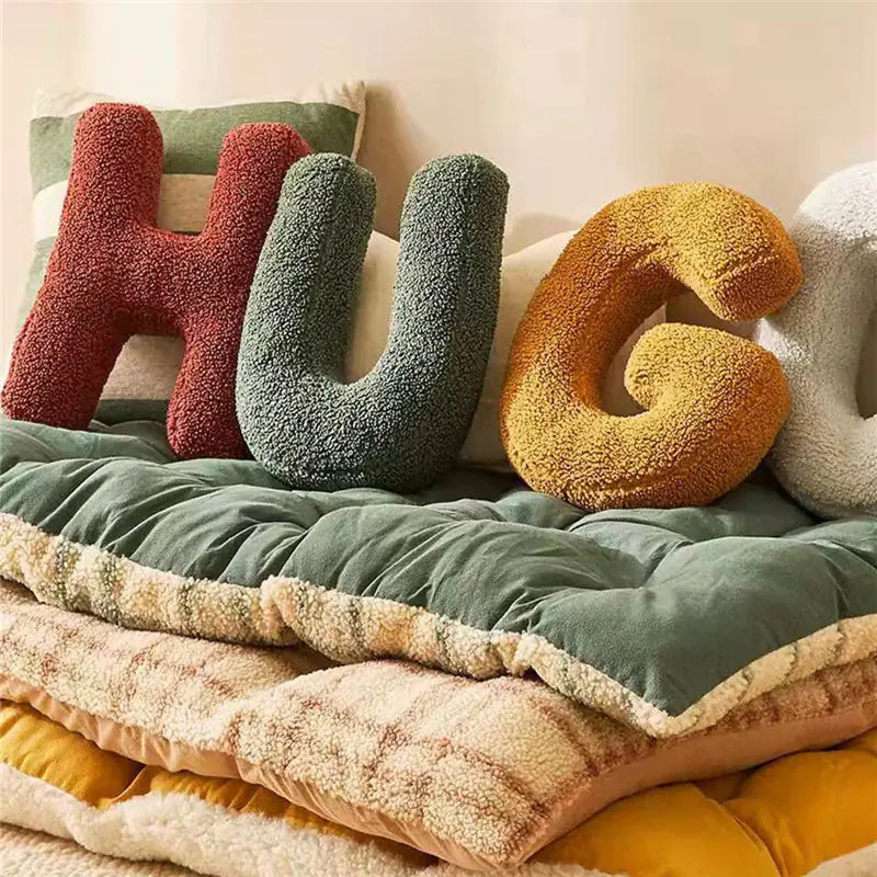 Letter Luxe Pillow Set