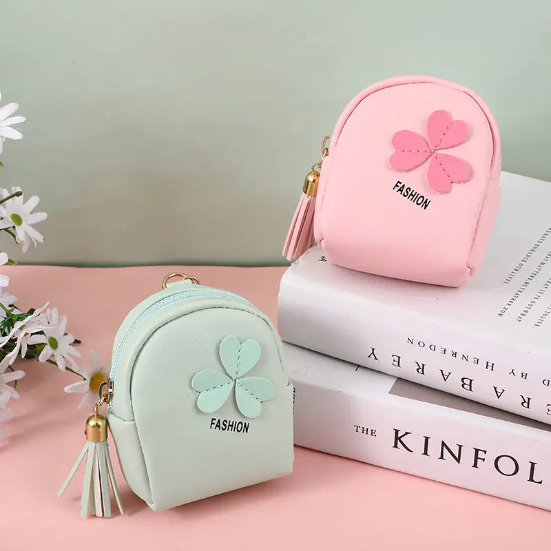 Chic PU Leather Coin Holder - Multi-Color