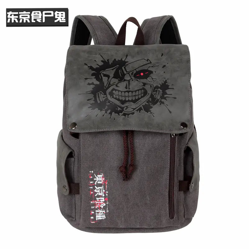 Anime Canvas Backpack - Attack on Titan, Tokyo Revengers, One Piece