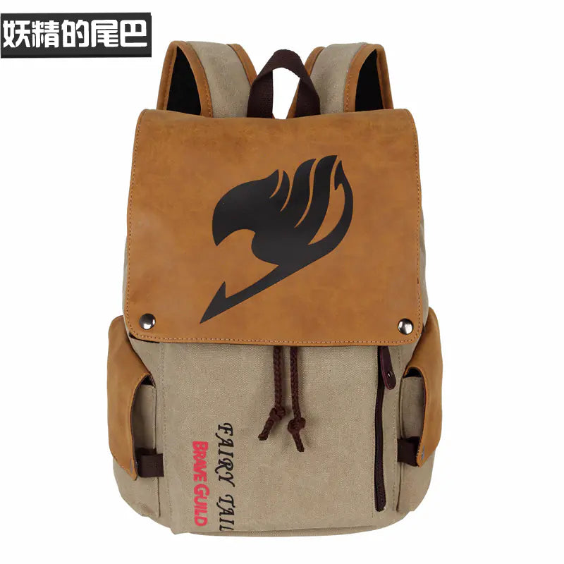 Anime Canvas Backpack - Attack on Titan, Tokyo Revengers, One Piece