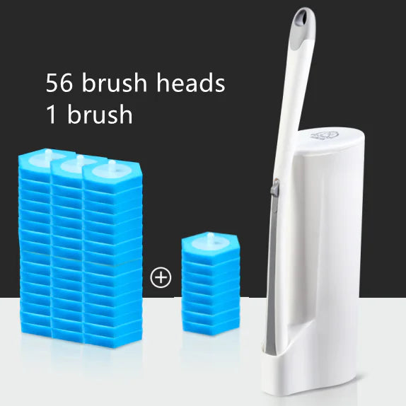 Disposable Toilet Brush with Long Handle for Deep Clean