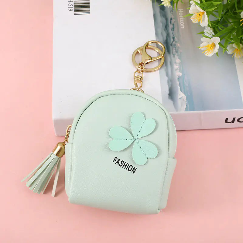 Chic PU Leather Coin Holder - Multi-Color